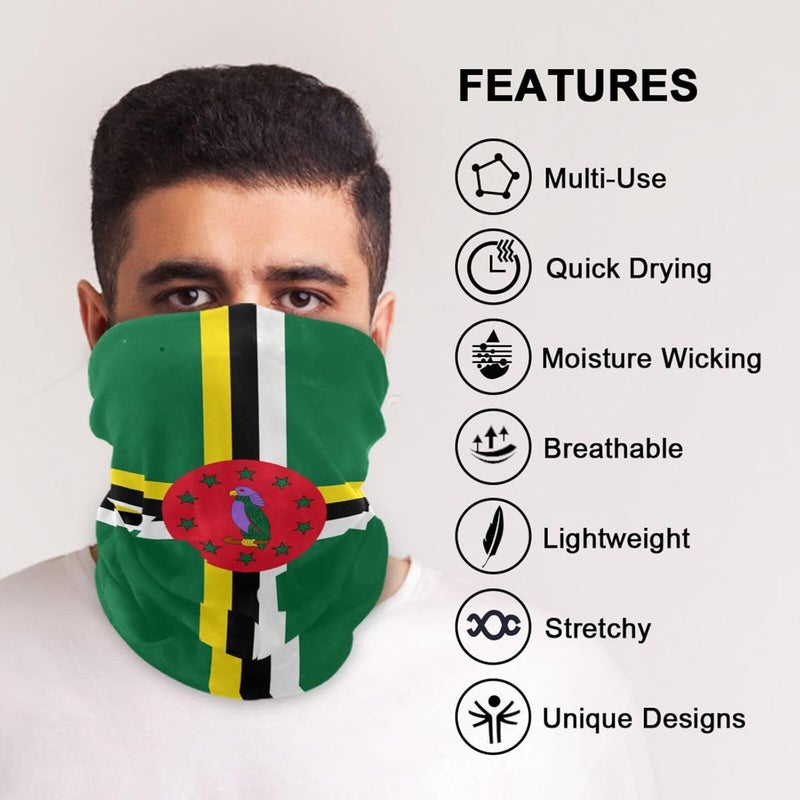 YQLROO Bandana Seamless Neck Gaiter Headwrap Balaclava Headband Headwear for Men and Women - Image 5